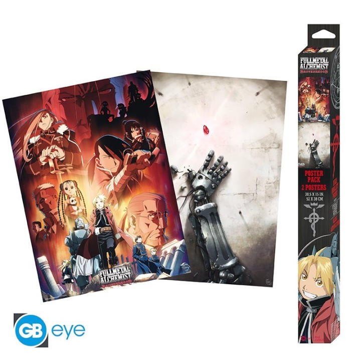 ABYSTYLE FULLMETAL ALCHEMIST - Set 2 Poster piccoli: "Series 1" (52x38)