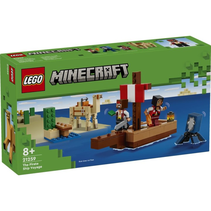 LEGO 21259 MINECRAFT - Il viaggio del galeone dei pirati