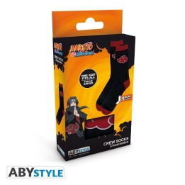 ABYSTYLE NARUTO SHIPPUDEN - Calzini NERO/ROSSO : " Akatsuki"