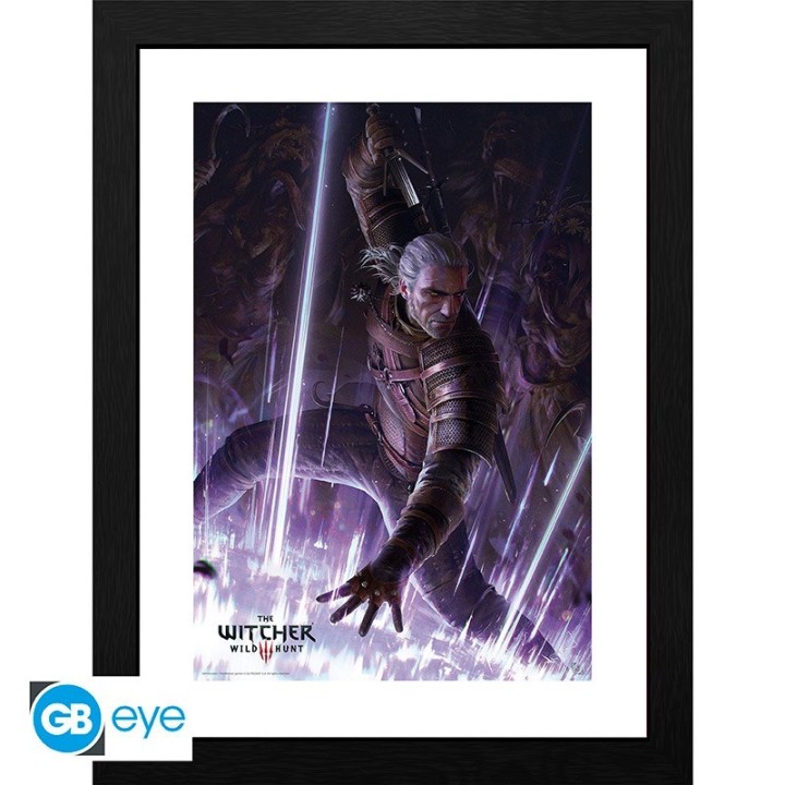 ABYSTYLE THE WITCHER - Poster incorniciato: "Geralt"