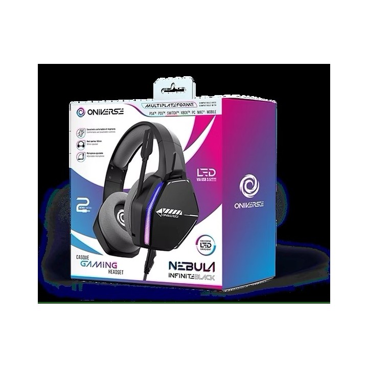 ONIVERSE - Cuffie Gaming Nebula - Infinite Black (Multiplatform)