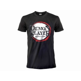 DEMON SLAYER - "LOGO" T-shirt L nera