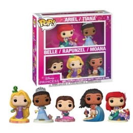 FUNKO POP Disney: Princess 5set - Ariel, Tiana, Belle, Rapunzel, Moana 9cm