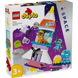 LEGO 10422 DUPLO - Avventura dello Space Shuttle 3 in 1