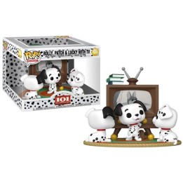 FUNKO POP Moment Disney: 101 Dalmatians - Rolly Patch & Lucky With Tv