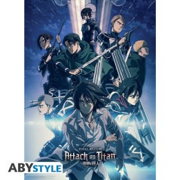 ABYSTYLE ATTACK ON TITAN - Poster piccolo: "Season 4 Group Shot" (52x.