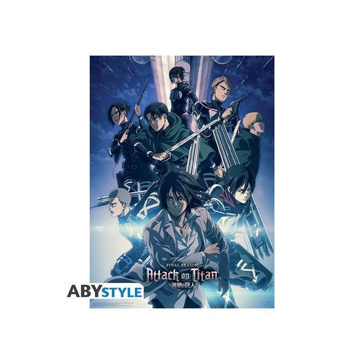 ABYSTYLE ATTACK ON TITAN - Poster piccolo: "Season 4 Group Shot" (52x.