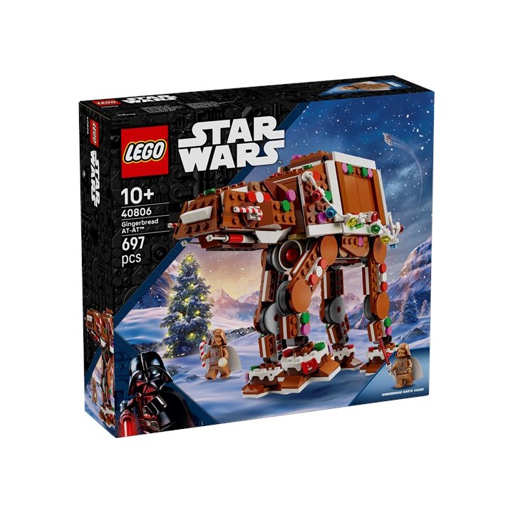 LEGO 40806 SEASONS & OCCASIONS - Walker AT-AT Pan di Zenzero