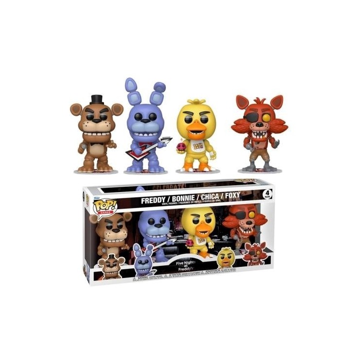 FUNKO POP Games: Five Nights At Freddy's 4Set - Freddy, Bonnie, Chica.