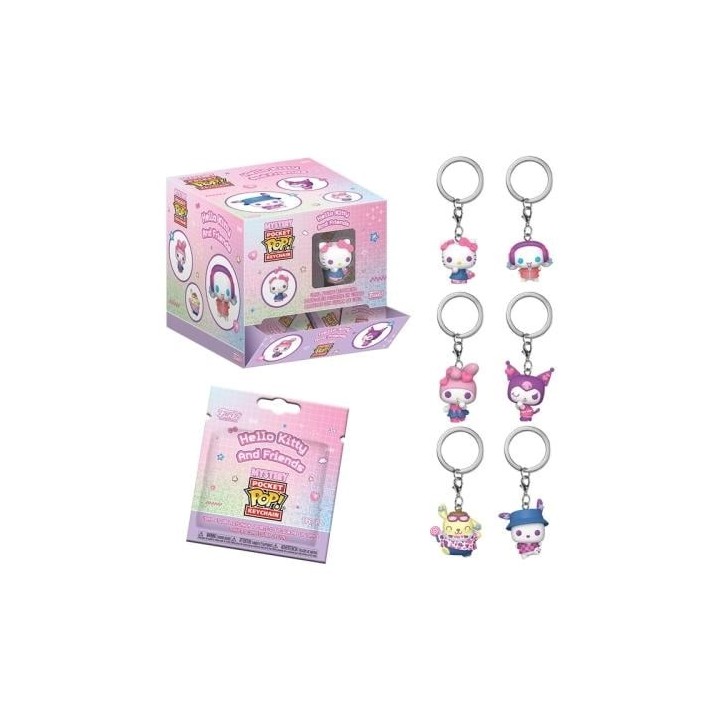 FUNKO Mystery Pocket POP: Hello Kitty - Keychain 12pz