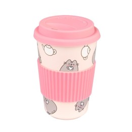 ERIK - BICCHIERE DI CERAMICA CON TAPPO PUSHEEN MOMENTS