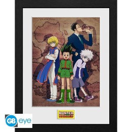 ABYSTYLE HUNTER X HUNTER - Poster Incorniciato: "Key Art Map" (30x40)