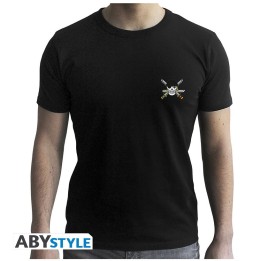 ONE PIECE - Tshirt new fit black - Wanted Zoro - Large - Men's T-shirts