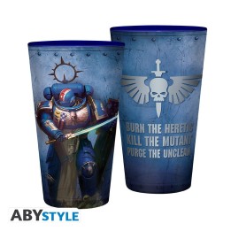 ABYSTYLE WARHAMMER 40,000 - Bicchiere 400ml: "Ultramarine"