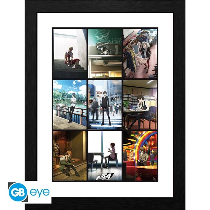 ABYSTYLE PERSONA 5 - Poster incorniciato: "Phantom Thieves" (30x40)