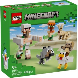 LEGO 21592 MINECRAFT - Attacco nel deserto del fantino di polli