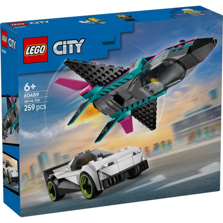 LEGO 60489 CITY - Jet contro Auto sportiva