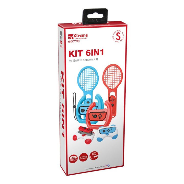 XTREME switch 2 kit plastiche 6 in 1
