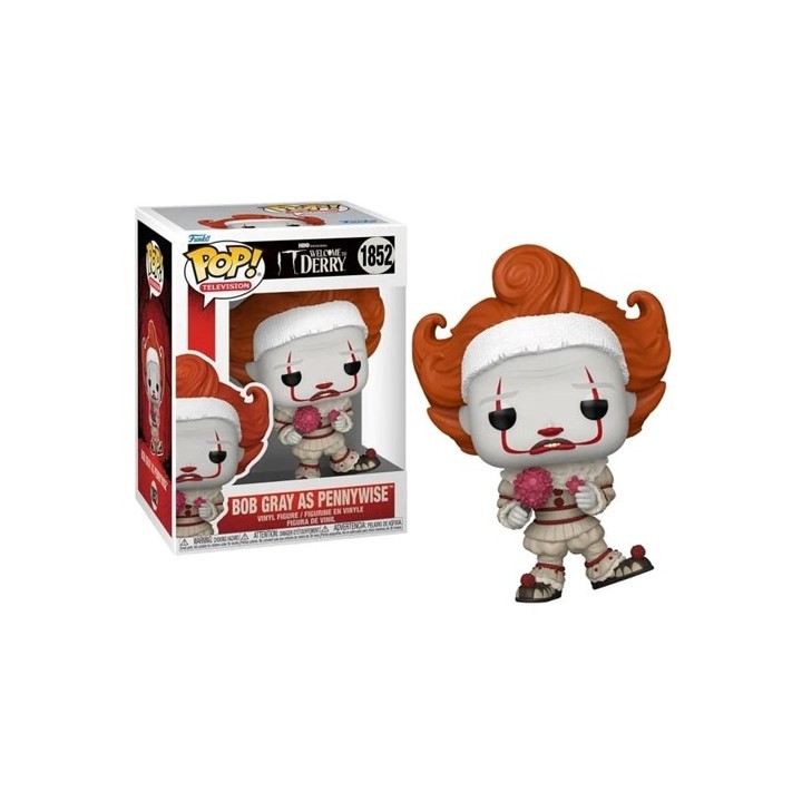 FUNKO POP Television: IT Welcome To Derry - 1852 Bob Gray As Pennywise 9cm