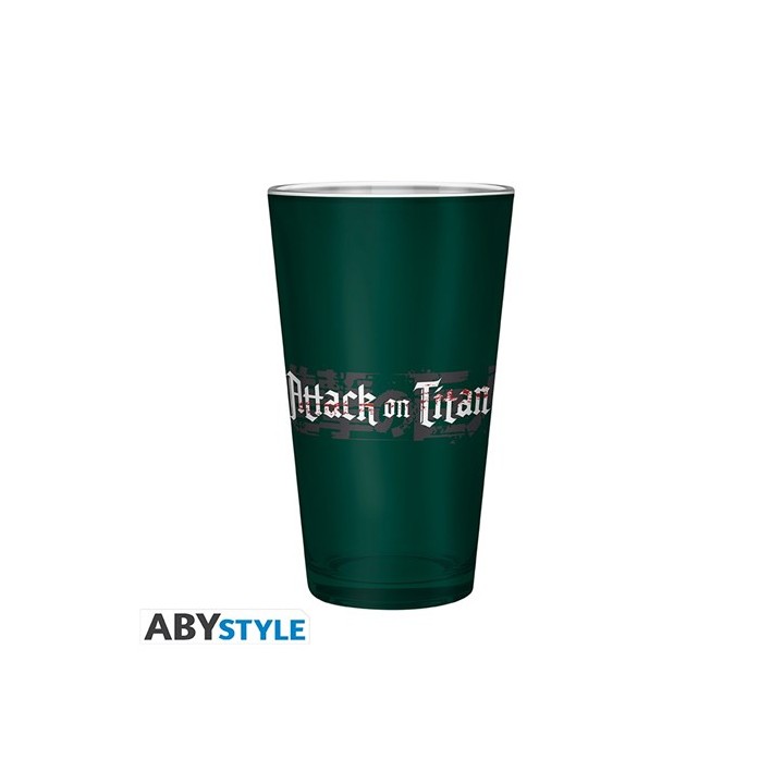 ABYSTYLE ATTACK ON TITAN - Bicchiere Grande 400 ml: "Scout Symbol"