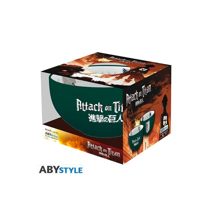 ABYSTYLE ATTACK ON TITAN - Bowl 600 ml: "Emblems S3"