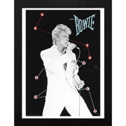 ABYSTYLE DAVID BOWIE - Poster Incorniciato: "Lets Dance" (30x40)