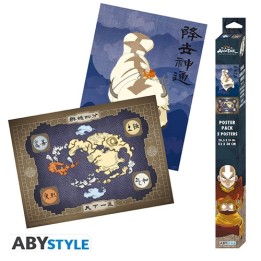 ABYSTYLE AVATAR - Set 2 Poster: "Appa & Map" (52x38)