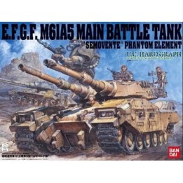 BANDAI HG 1/35 EFGM M61A5 MAIN BATTLE TSNK SEMOVENTE PHANTOM ELEMENT
