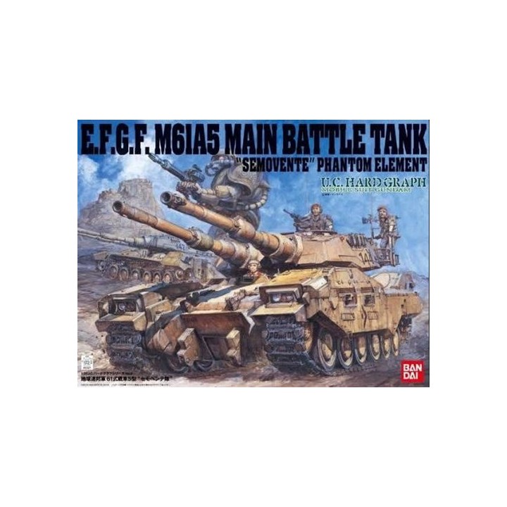 BANDAI HG 1/35 EFGM M61A5 MAIN BATTLE TSNK SEMOVENTE PHANTOM ELEMENT
