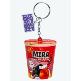 CINEREPLICAS 112451 - Kpop Demon Hunters Mira Spice Queen Noodles Squishy Keychain