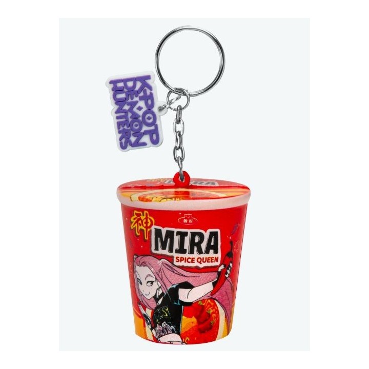 CINEREPLICAS 112451 - Kpop Demon Hunters Mira Spice Queen Noodles Squishy Keychain