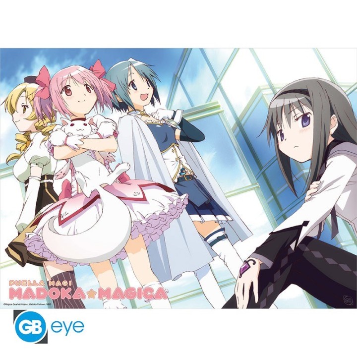 ABYSTYLE PUELLA MAGI MADOKA MAGICA - Poster grande: "Madoka & Group" (52x38)