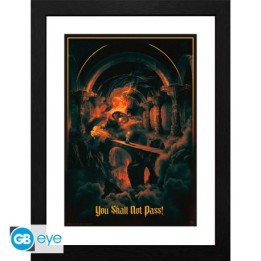 ABYSTYLE LORD OF THE RINGS - Poster incorniciato: "You shall not pass" (30x40)