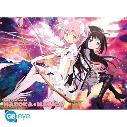 ABYSTYLE PUELLA MAGI MADOKA MAGICA - Poster piccolo: "Goddess Madoka & Homura" (52x38)
