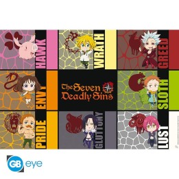 ABYSTYLE THE SEVEN DEADLY SINS: S3 - Poster grande: "Sins" (91.5x61)