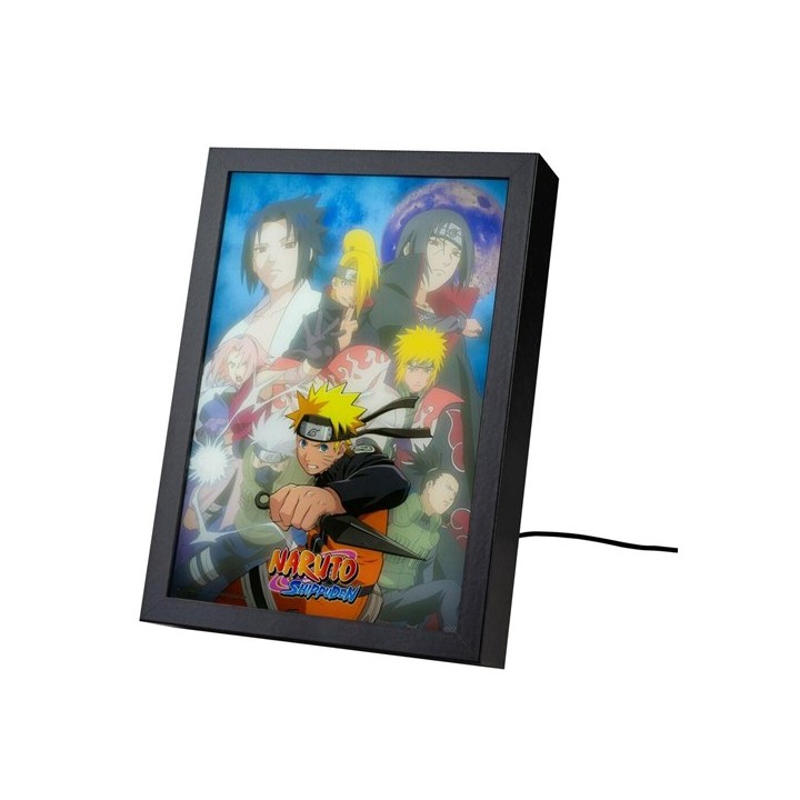 ERIK. POSTER LED CON CORNICE DI NARUTO SHIPPUDEN