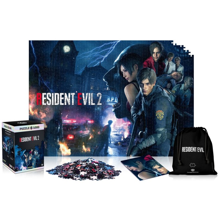 RESIDENT EVIL 2 - RACOON CITY PUZZLE DELUXE 1000 PEZZI