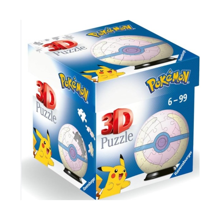 RAVENSBURGER Pokémon Heal Ball rosa3D Puzzleball 54 pezzi