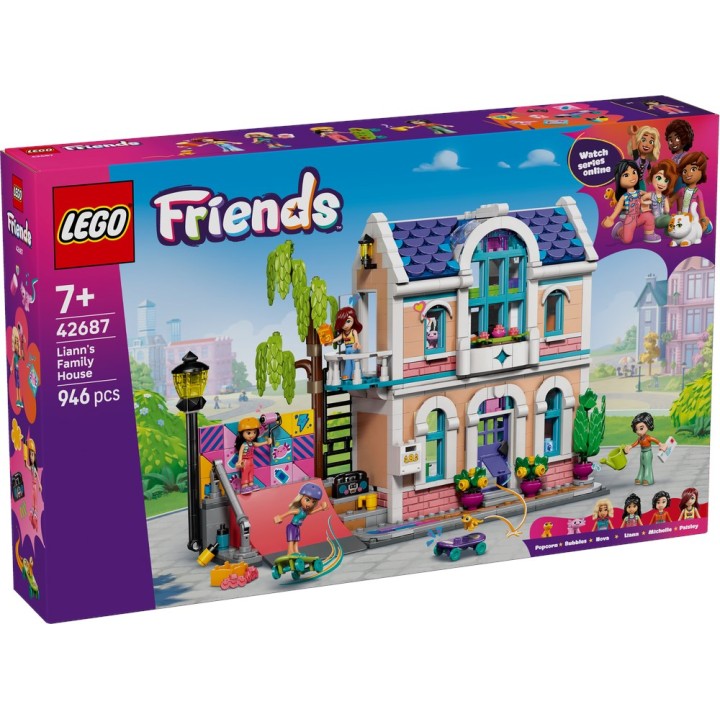 LEGO 42687 FRIENDS - Casa della famiglia di Liann