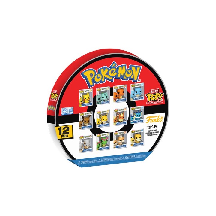 FUNKO Bitty POP Collector Pack: Pokemon -12pz