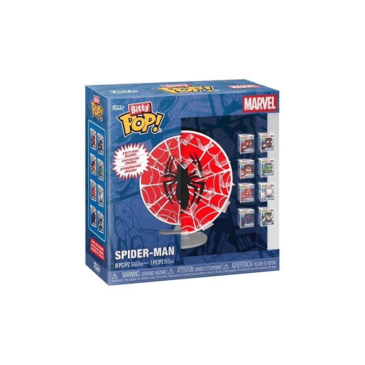 FUNKO Bitty POP Marvel: Display Shelf Bundle - Spider-Man
