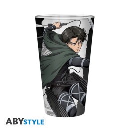 ABYSTYLE ATTACK ON TITAN - Bicchiere Large 400ml: "Levi"