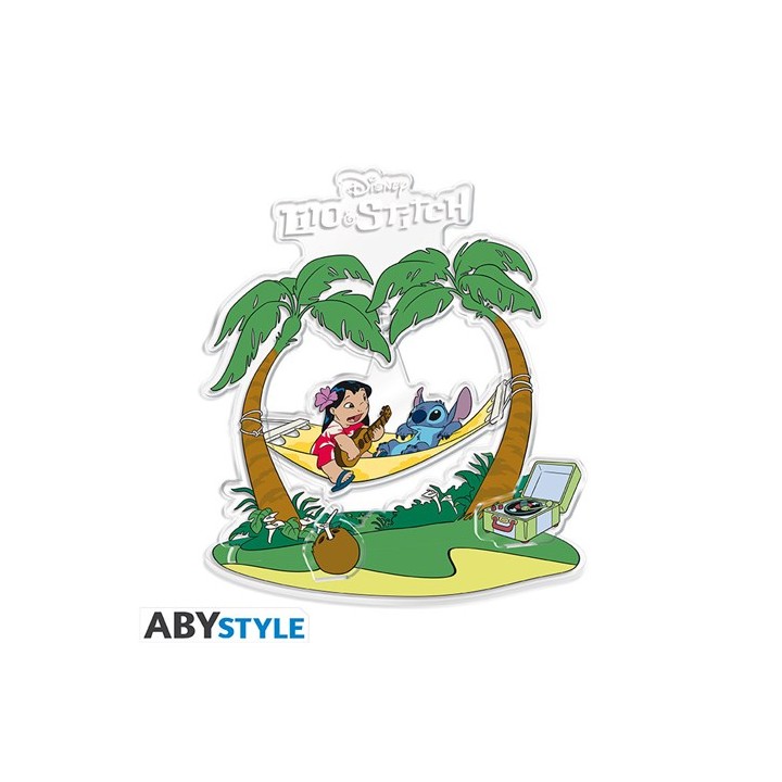 ABYSTYLE CHAINSAW MAN - Acryl Diorama 2D: "Lilo & Stitch Hammock"