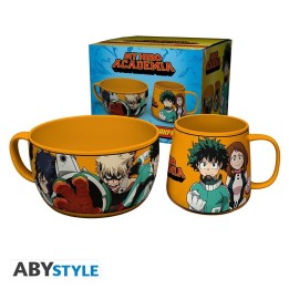 ABYSTYLE MY HERO ACADEMIA - Set da colazione: "Heroes"