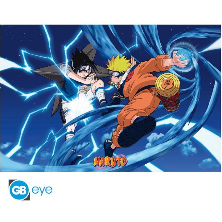 ABYSTYLE NARUTO - POSTER " Naruto & Sasuke " (91.5x61Cm)