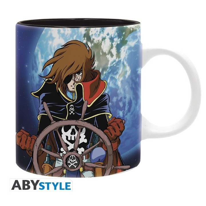 CAPTAIN HARLOCK - Mug - 320 ml - Harlock & ship