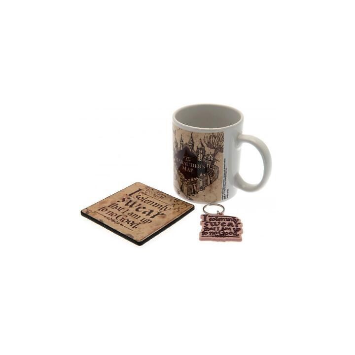 PYRAMID HARRY POTTER MARAUDERS MAP MUG/COASTER/KEYCHAIN