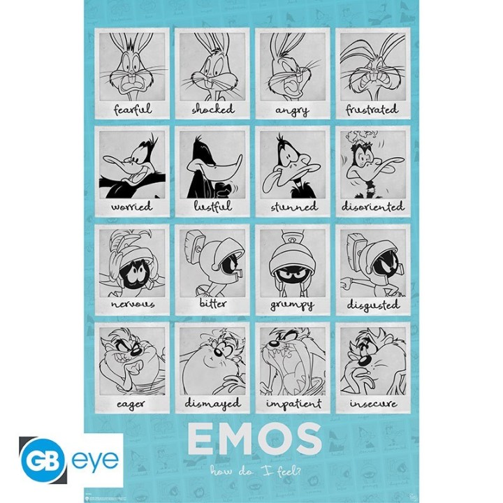 ABYSTYLE LOONEY TUNES - Poster grande: "Moods" (91.5x61)