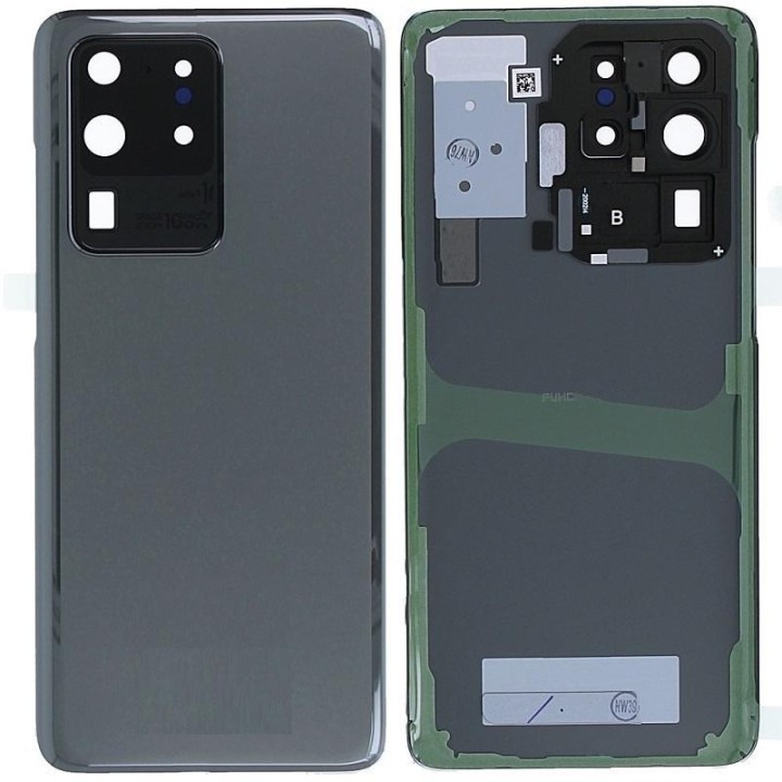 COVER POSTERIORE PER SAMSUNG GALAXY S20 ULTRA G988B GRIGIO ORIGINALE