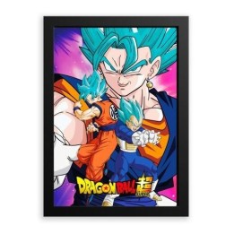 ERIK. POSTER LED CON CORNICE DI DRAGON BALL SUPER